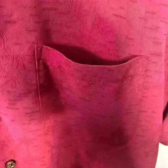 La Cabana Red Button-Up Hawaiian Shirt Sz XL Short Sleeve Relax Fit 100%‎ Rayon - Picture 4 of 6